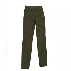 L‘Agence pull on skinny green pants